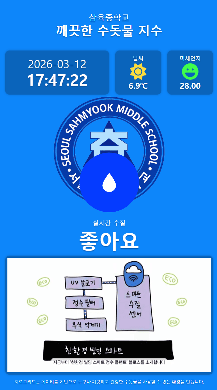 삼육중 BLOS 설치 모습